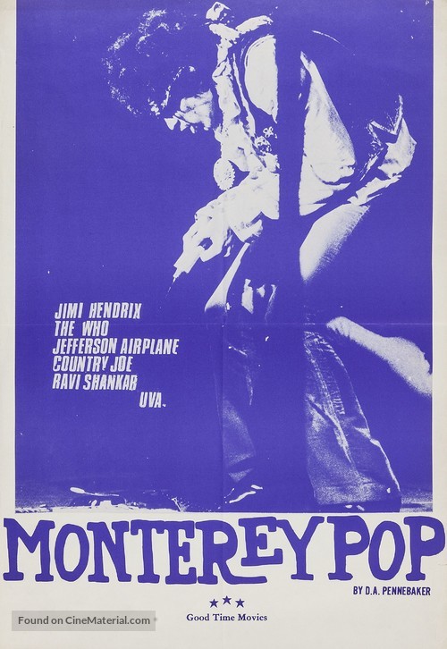 Monterey Pop - German Movie Poster