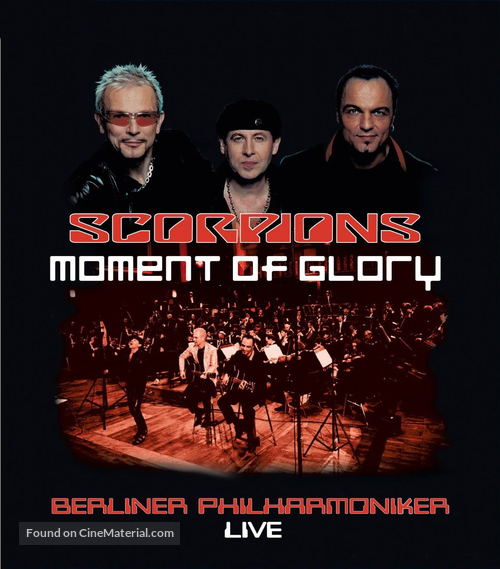 The Scorpions: Moment of Glory - Blu-Ray movie cover