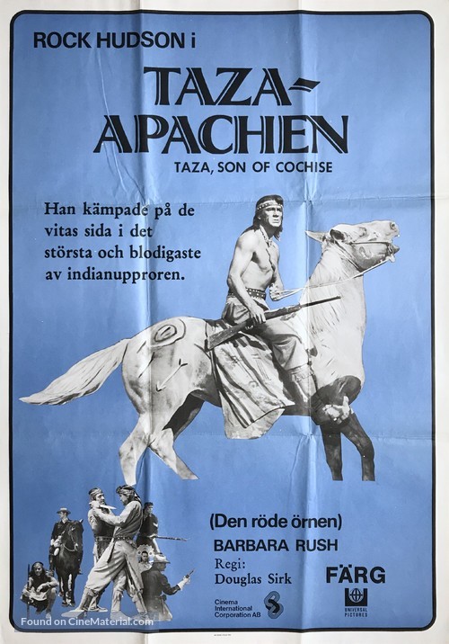 Taza, Son of Cochise - Swedish Movie Poster