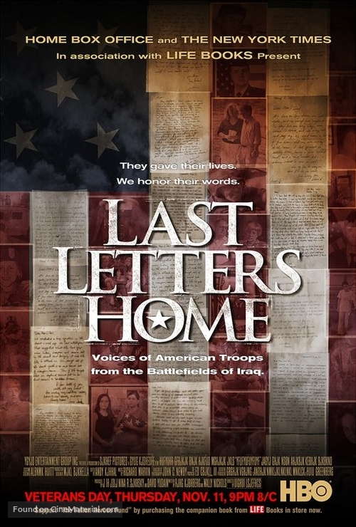 Last Letters Home: Voices of American Troops from the Battlefields of Iraq - poster