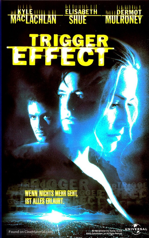 The Trigger Effect - German VHS movie cover