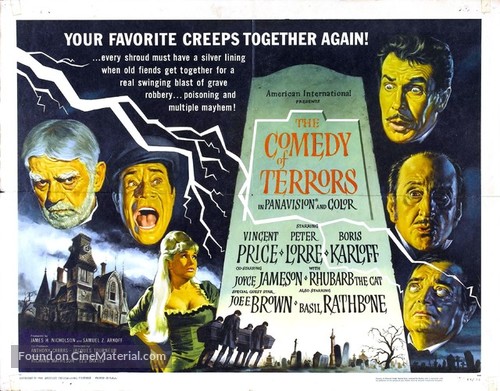 The Comedy of Terrors - Movie Poster