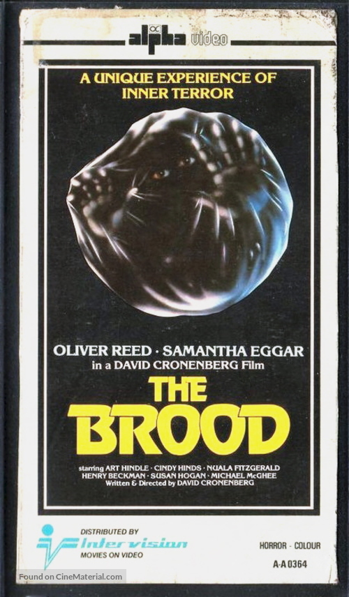 The Brood - British VHS movie cover