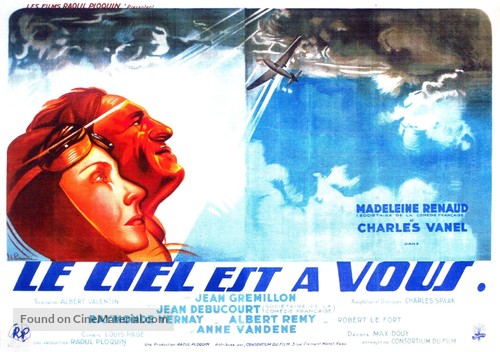 Ciel est &agrave; vous, Le - French Movie Poster
