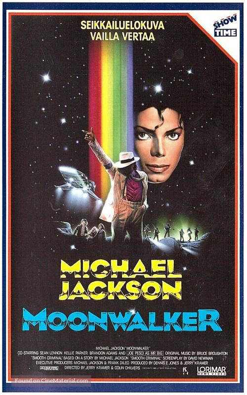 Moonwalker - Finnish VHS movie cover