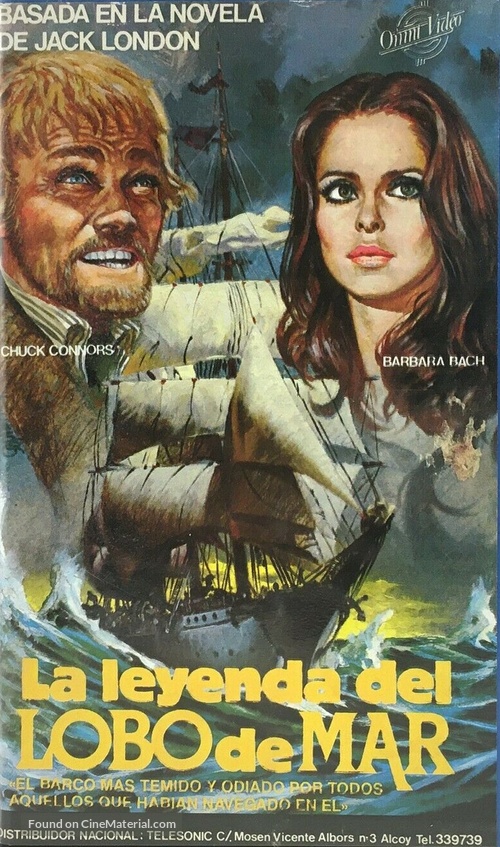 Il lupo dei mari - Spanish VHS movie cover