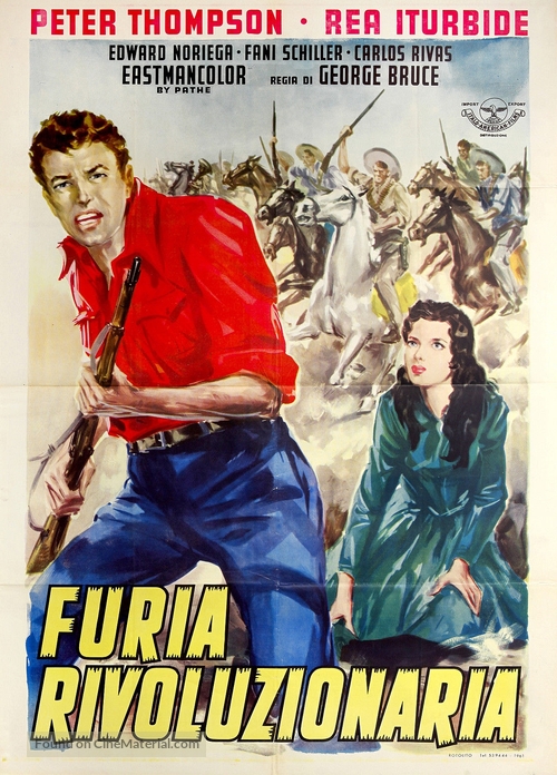 Fury in Paradise - Italian Movie Poster