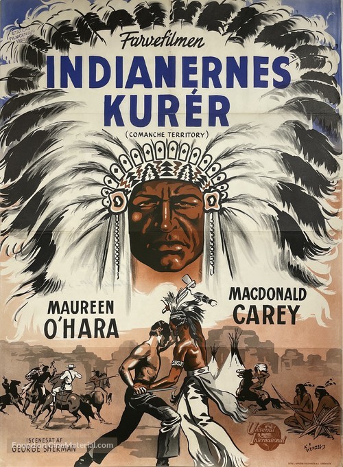Comanche Territory - Danish Movie Poster