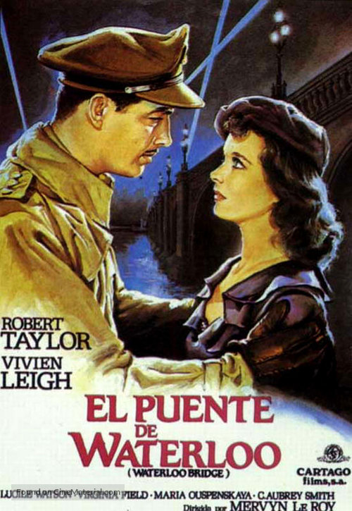 Waterloo Bridge - Spanish Movie Poster