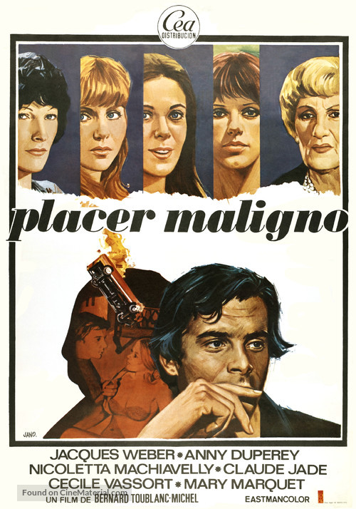 Le malin plaisir - Spanish Movie Poster