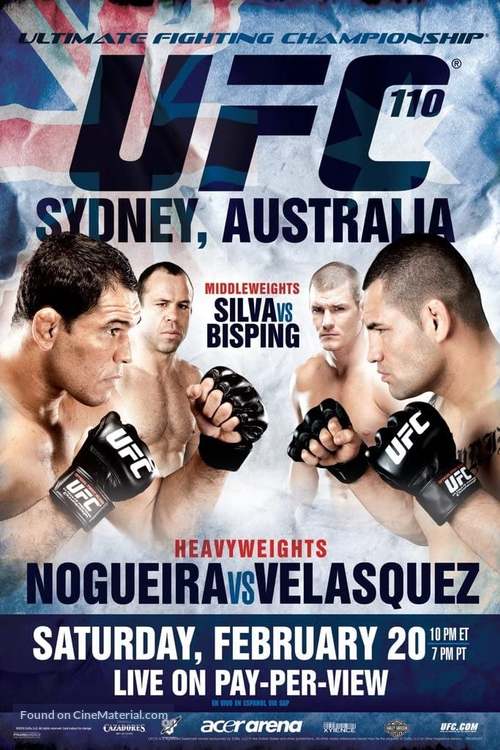 UFC 110: Nogueira vs. Velasquez - Movie Poster