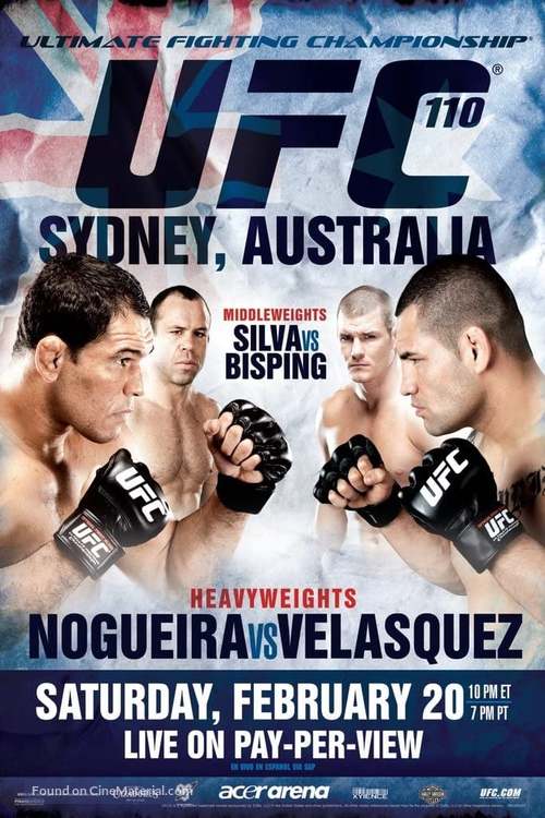 UFC 110: Nogueira vs. Velasquez - Movie Poster