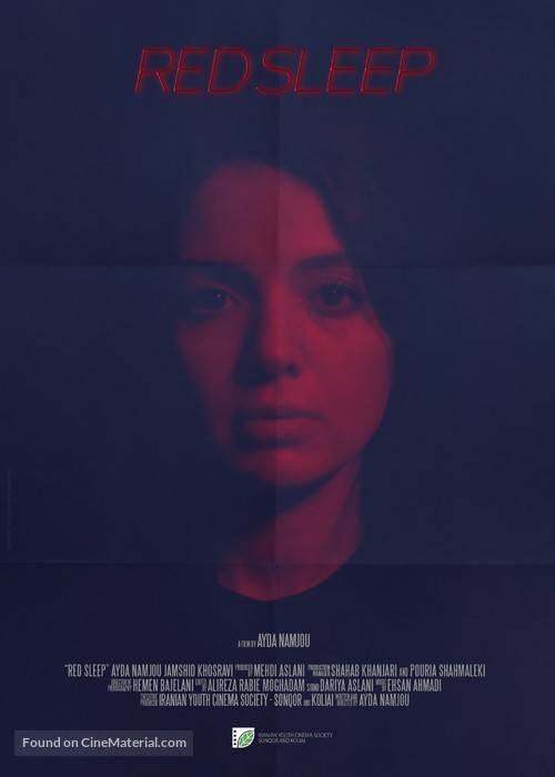 Red sleep - Iranian Movie Poster