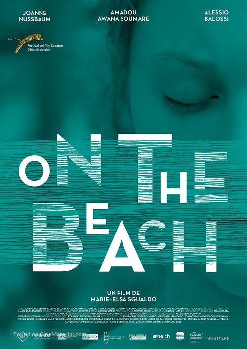 On the Beach - Swiss Movie Poster