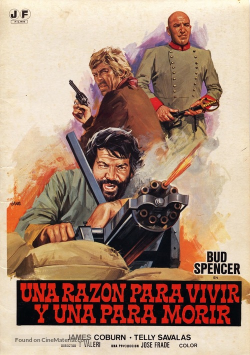 Una ragione per vivere e una per morire - Spanish Movie Poster