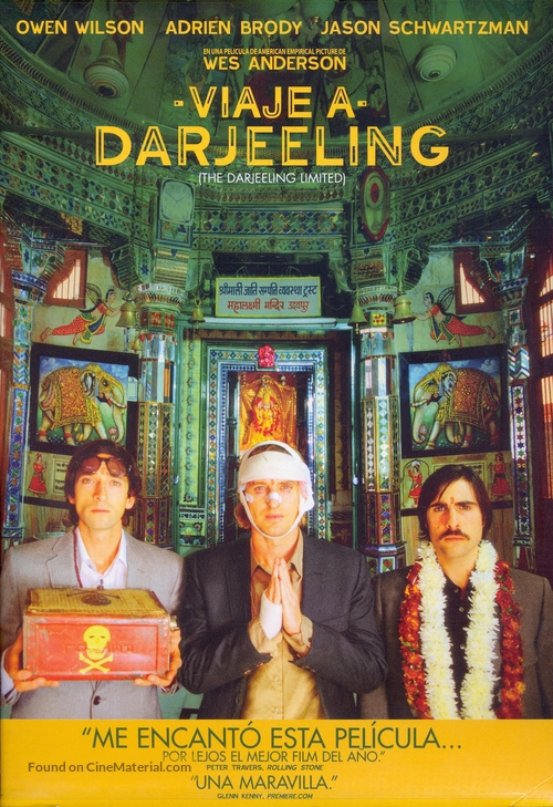 The Darjeeling Limited - Argentinian Movie Poster