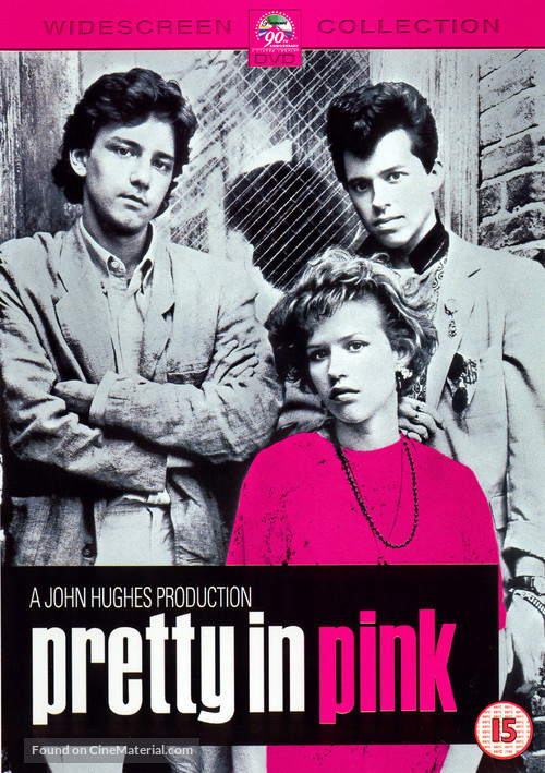 Pretty in Pink - British DVD movie cover