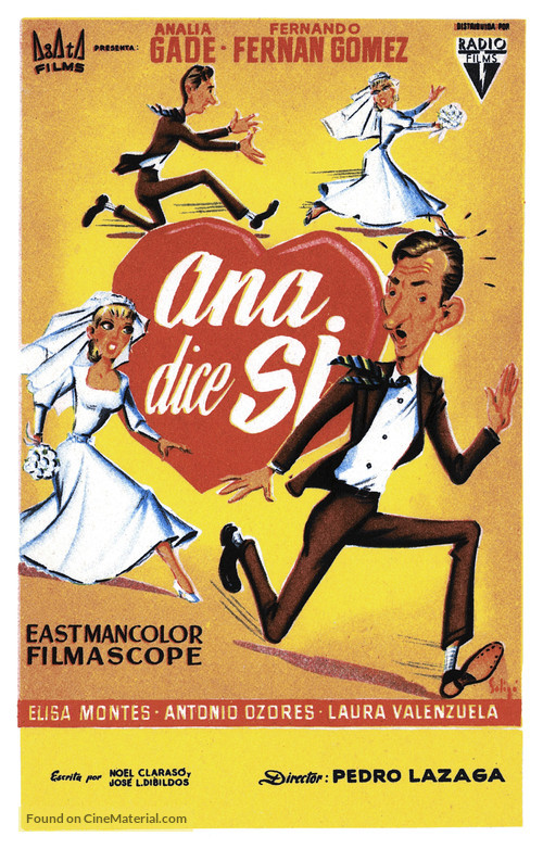 Ana dice s&iacute; - Spanish Movie Poster