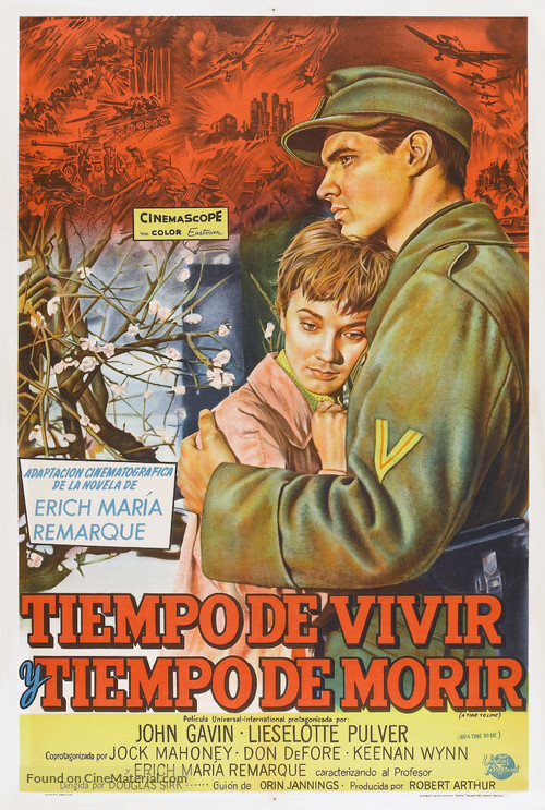 A Time to Love and a Time to Die - Argentinian Movie Poster