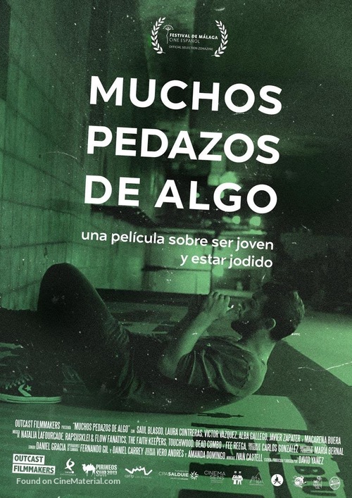 Muchos pedazos de algo - Spanish Movie Poster