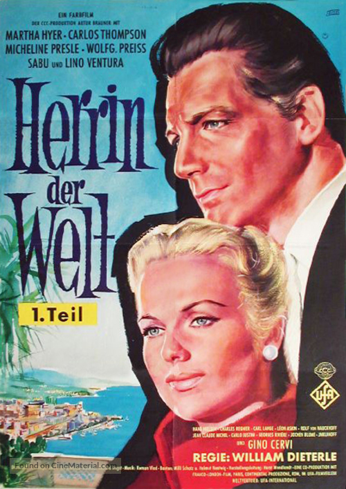 Herrin der Welt - German Movie Poster