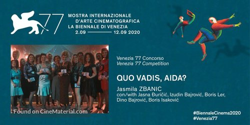 Quo vadis, Aida? - Belgian Movie Poster