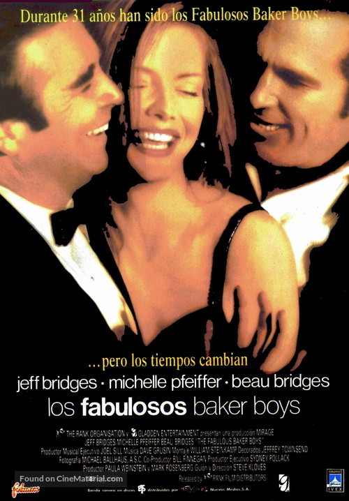 The Fabulous Baker Boys - Spanish Movie Poster