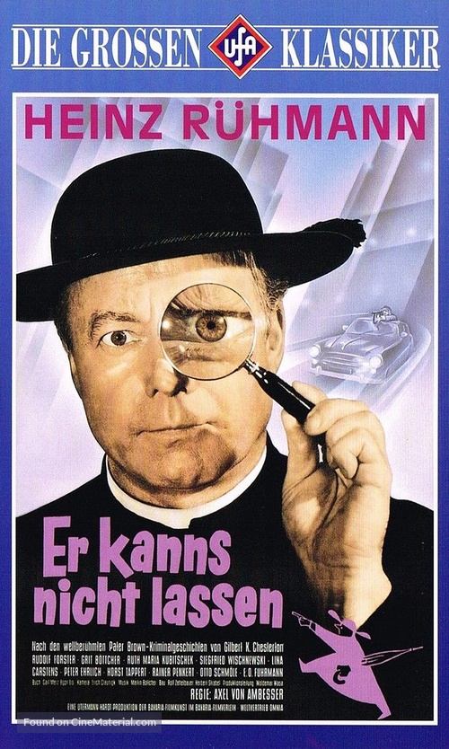 Er kann&#039;s nicht lassen - German VHS movie cover