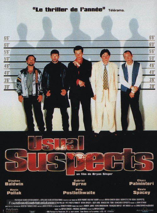 The Usual Suspects - French Movie Poster