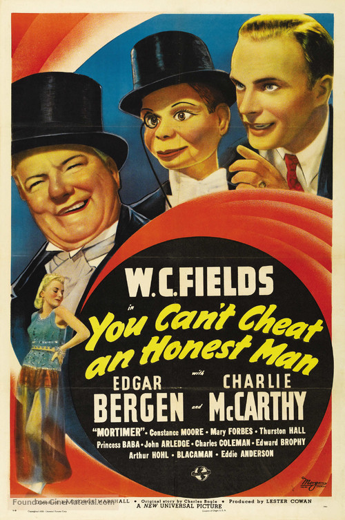 You Can&#039;t Cheat an Honest Man - Movie Poster