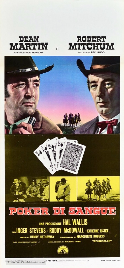 5 Card Stud - Italian Movie Poster