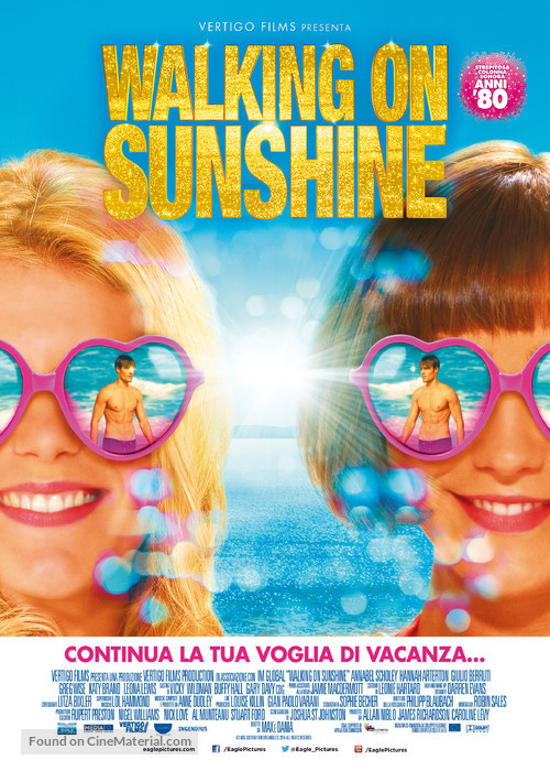 Walking on Sunshine - Italian Movie Poster