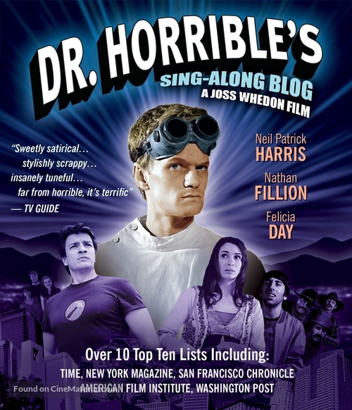 &quot;Dr. Horrible&#039;s Sing-Along Blog&quot; - Blu-Ray movie cover