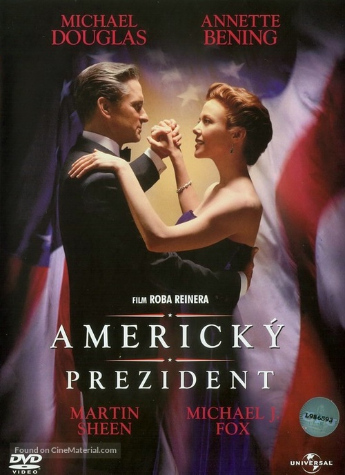 The American President - Czech DVD movie cover
