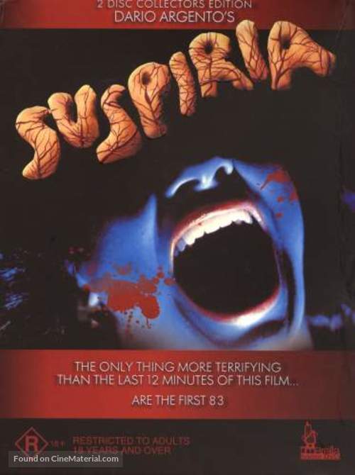 Suspiria - Australian DVD movie cover