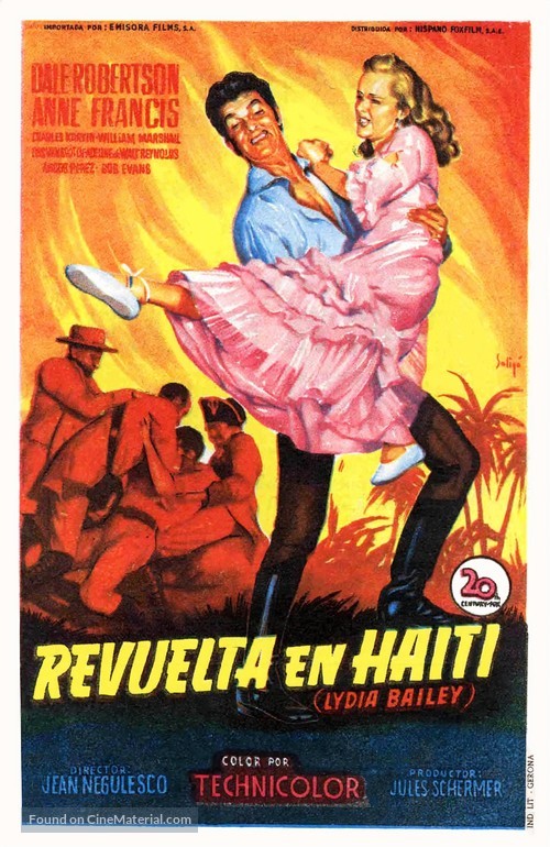 Lydia Bailey - Spanish Movie Poster