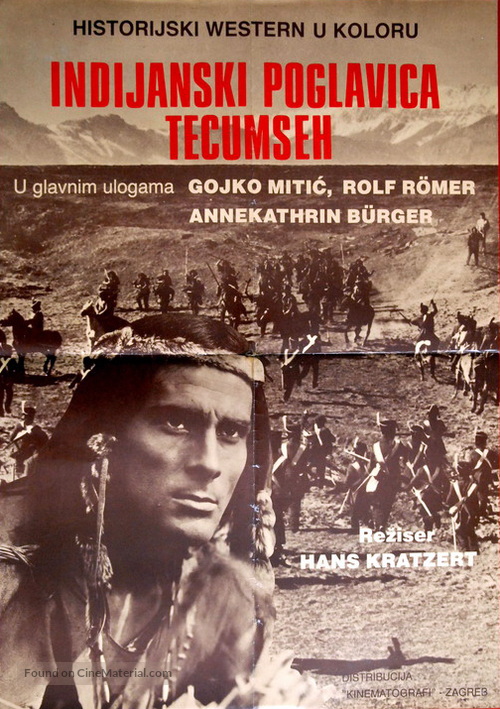 Tecumseh - Yugoslav Movie Poster