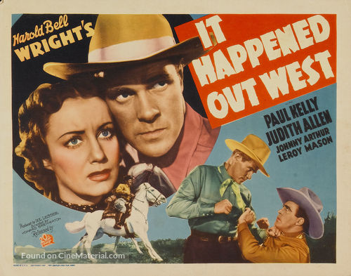 It Happened Out West - Movie Poster