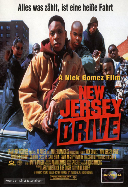 New Jersey Drive - German VHS movie cover