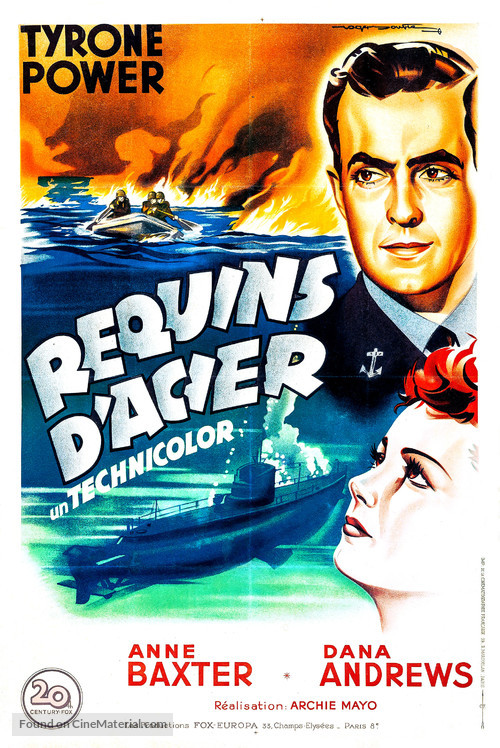 Crash Dive - French Movie Poster