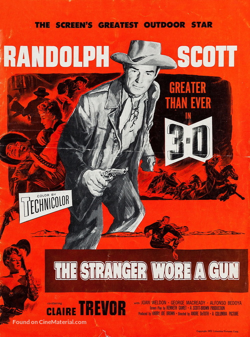 The Stranger Wore a Gun - poster