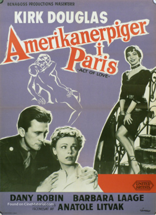 Un acte d&#039;amour - Danish Movie Poster