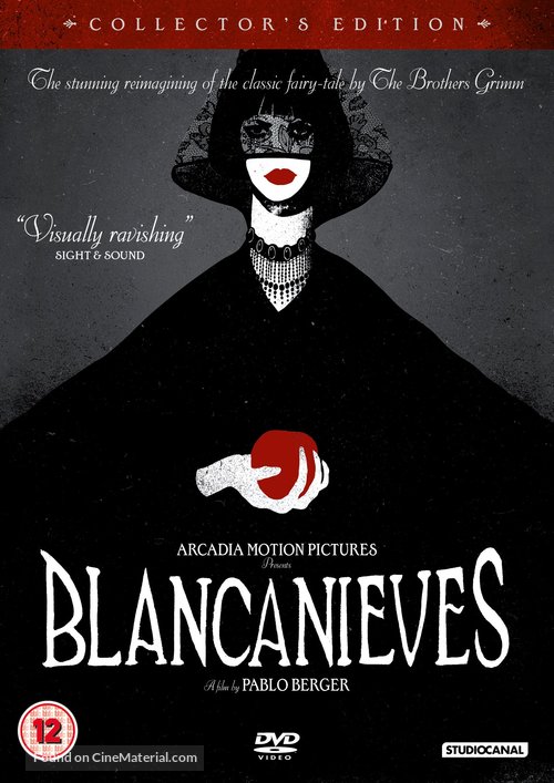 Blancanieves - British DVD movie cover