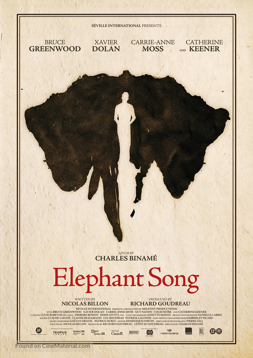 Elephant Song - Dutch Movie Poster