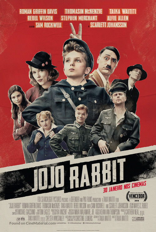 Jojo Rabbit - Portuguese Movie Poster