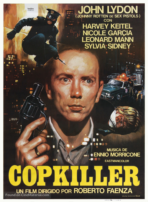 Copkiller (l&#039;assassino dei poliziotti) - Spanish Movie Poster