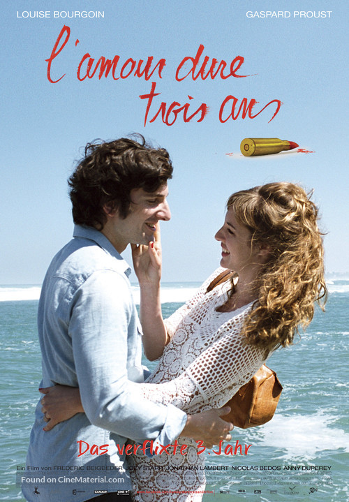 L&#039;amour dure trois ans - Swiss Movie Poster