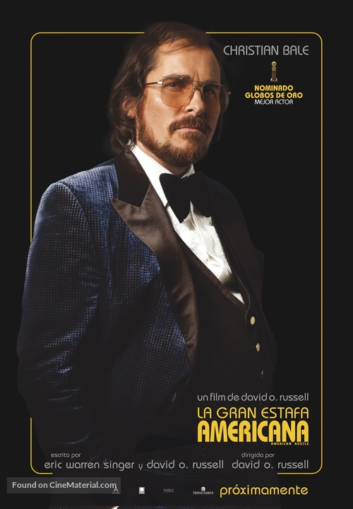 American Hustle - Spanish Movie Poster