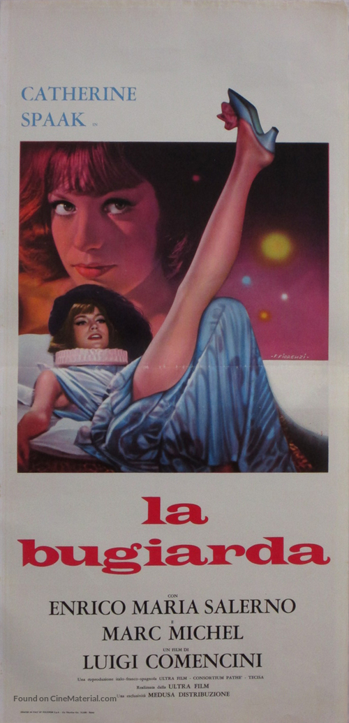 La bugiarda - Italian Movie Poster