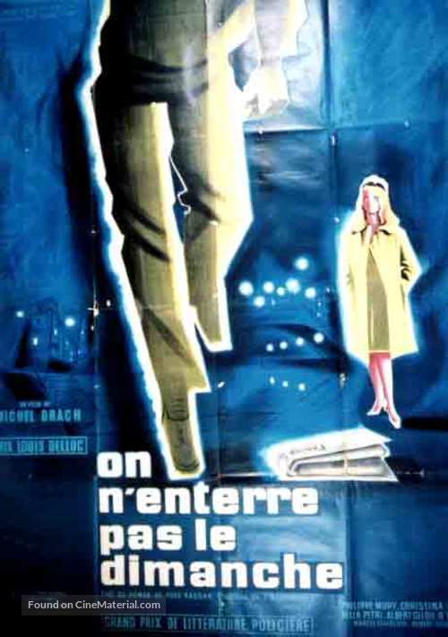 On n&#039;enterre pas le dimanche - French Movie Poster